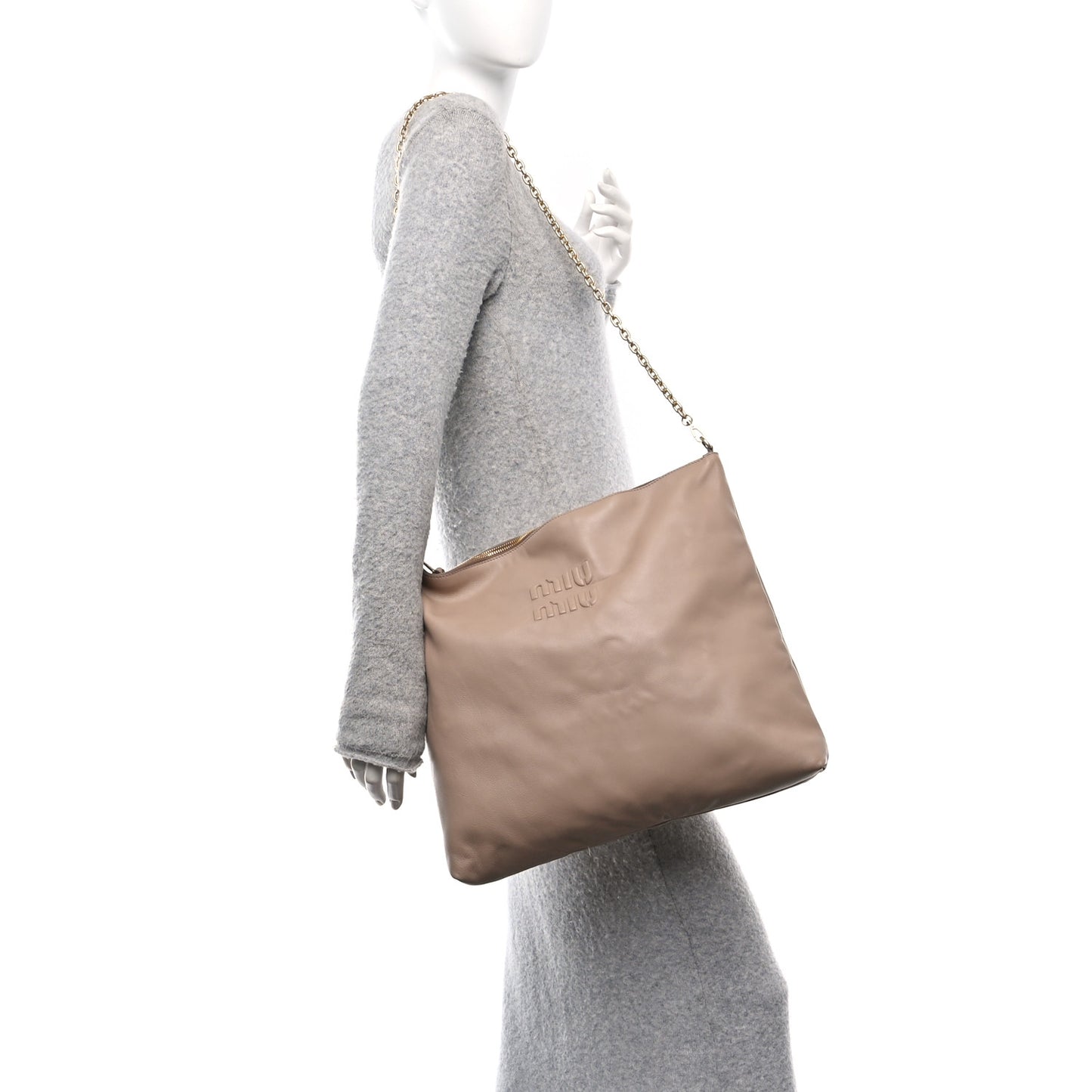 Soft Calf Softy Shoulder Bag Cammeo