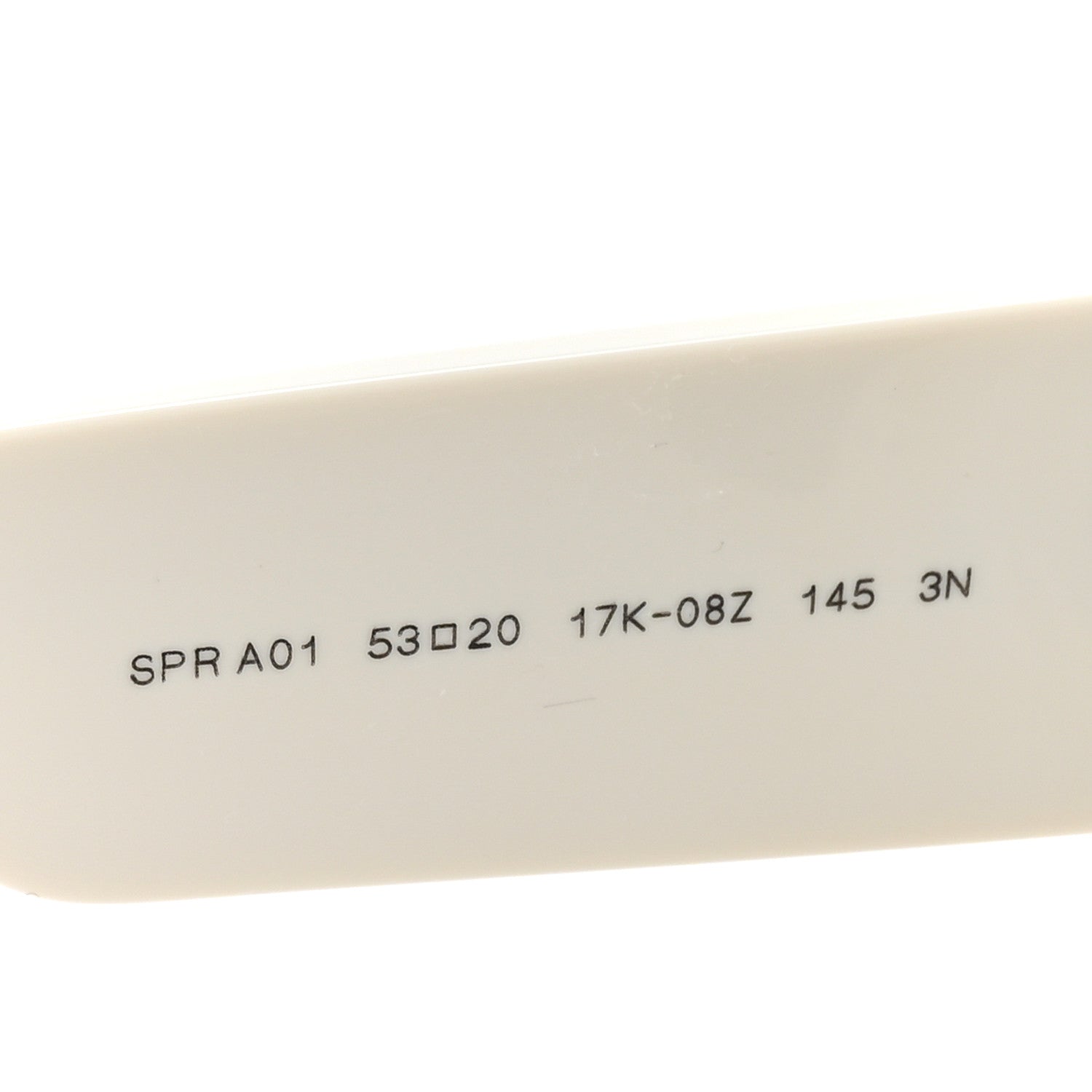 Prada Acetate Pillow Sunglasses SPR A01 White 5 of 7