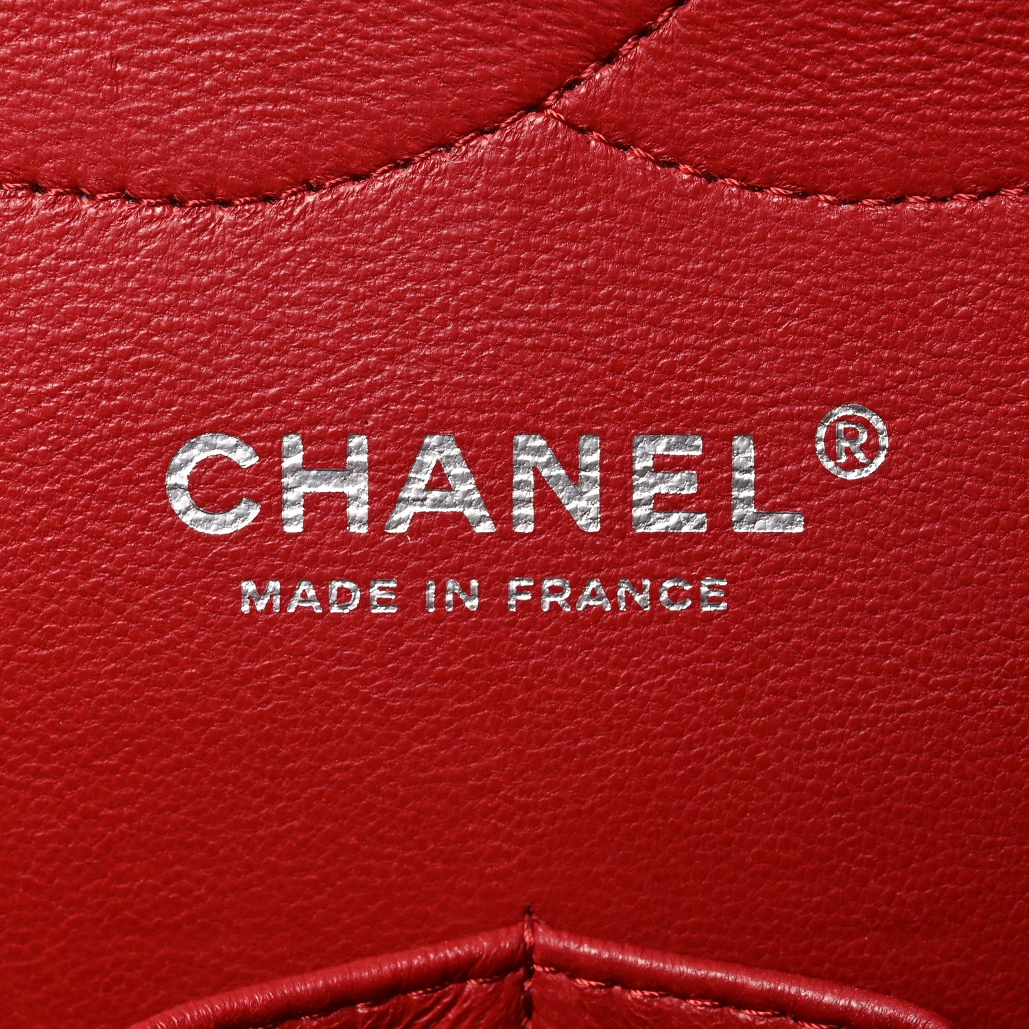 Chanel Caviar Quilted Jumbo Double Flap Red 6 of 10