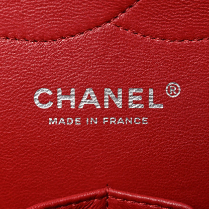 Chanel Caviar Quilted Jumbo Double Flap Red 6 of 10