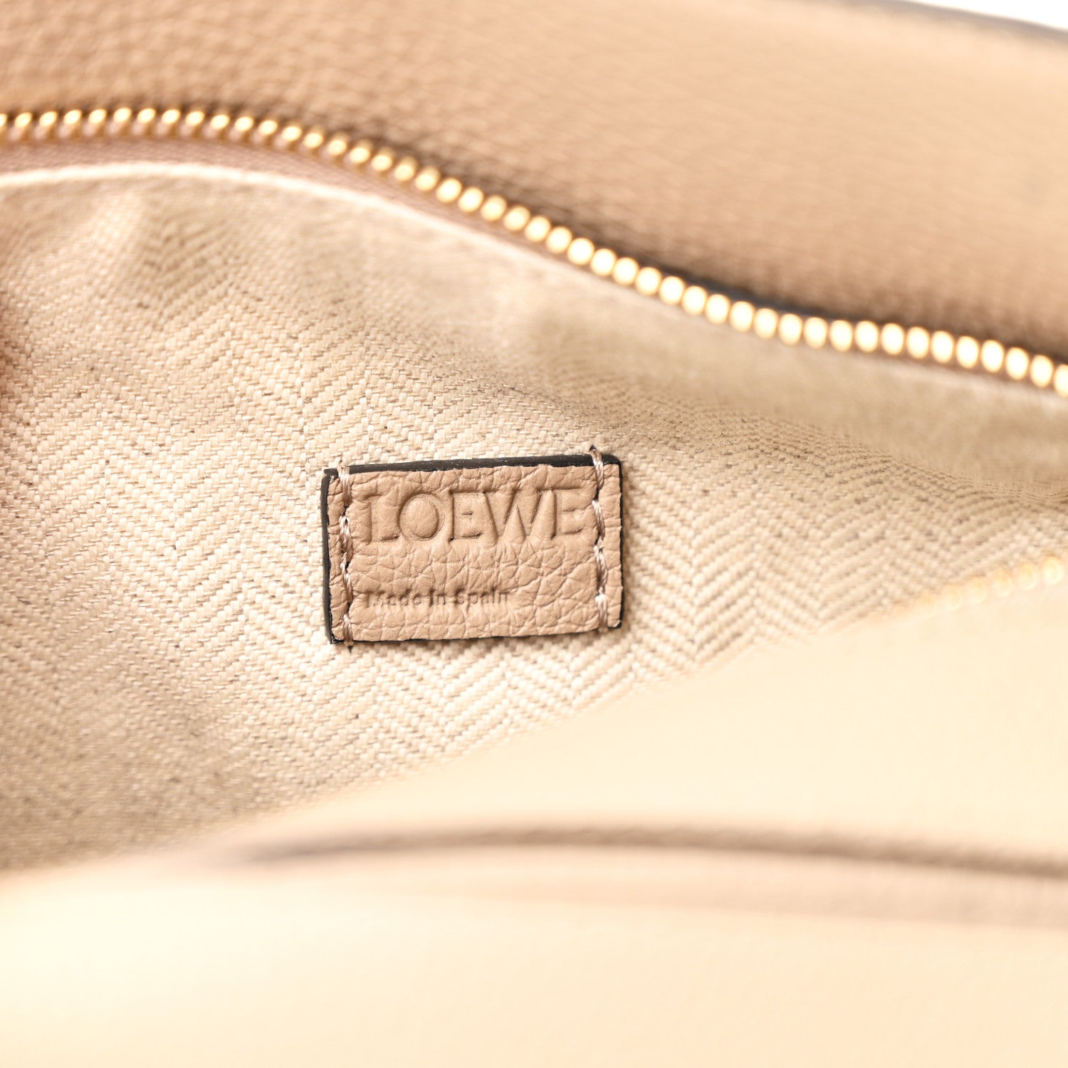 Loewe Grained Calfskin Mini Puzzle Bag Sand 6 of 10