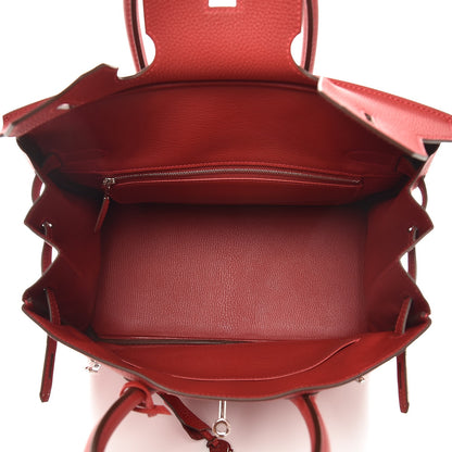 Hermes Togo Birkin 30 Rouge Vif 7 of 33