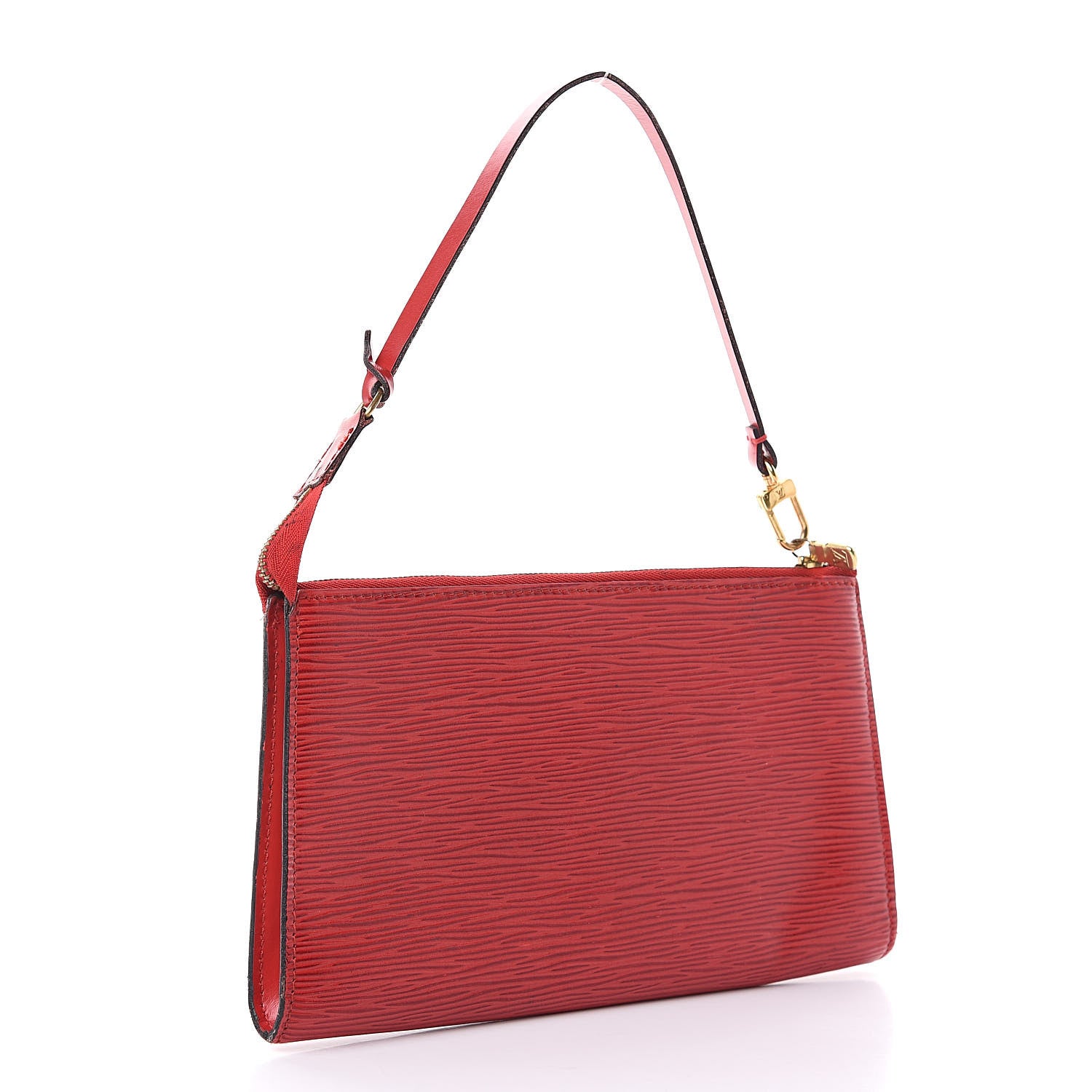 Louis Vuitton Epi Pochette Accessories 24 Castillan Red 3 of 13
