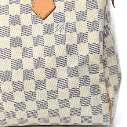 Louis Vuitton Damier Azur Speedy 30 20 of 29