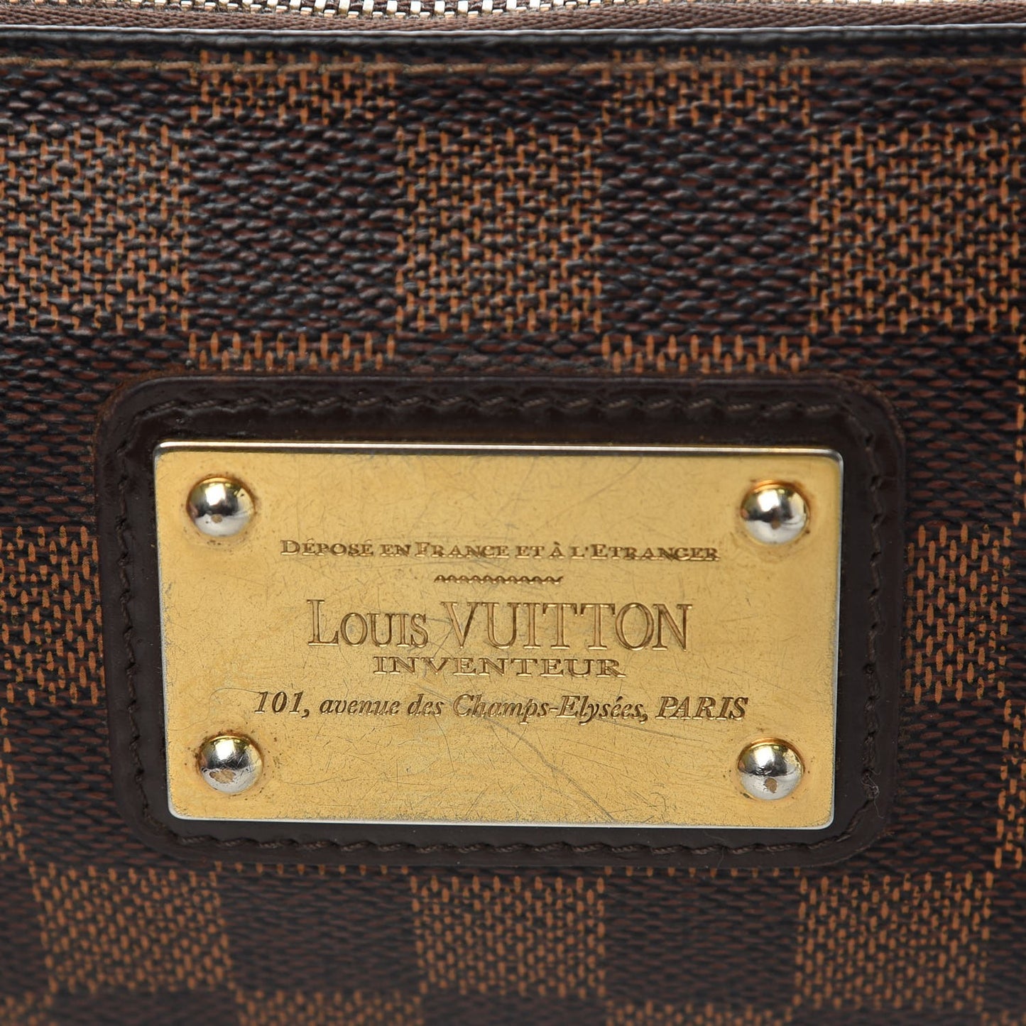 Damier Ebene Eva Clutch