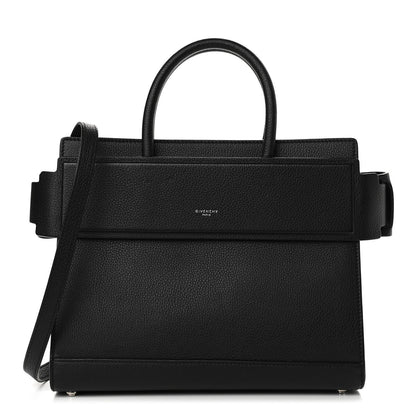 Givenchy Grained Calfskin Small Horizon Satchel Black 1 of 11