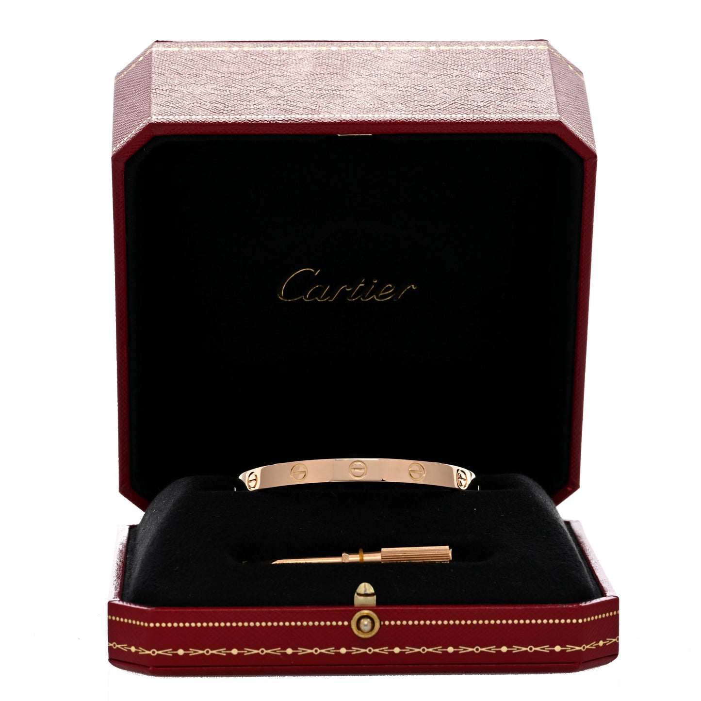 18K Pink Gold LOVE Bracelet 17