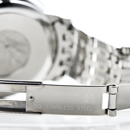 Omega Stainless Steel Diamond 32.7mm De Ville Co-Axil Chronometer Automatic Watch Blue 424.10.33.20.53.001 6 of 8