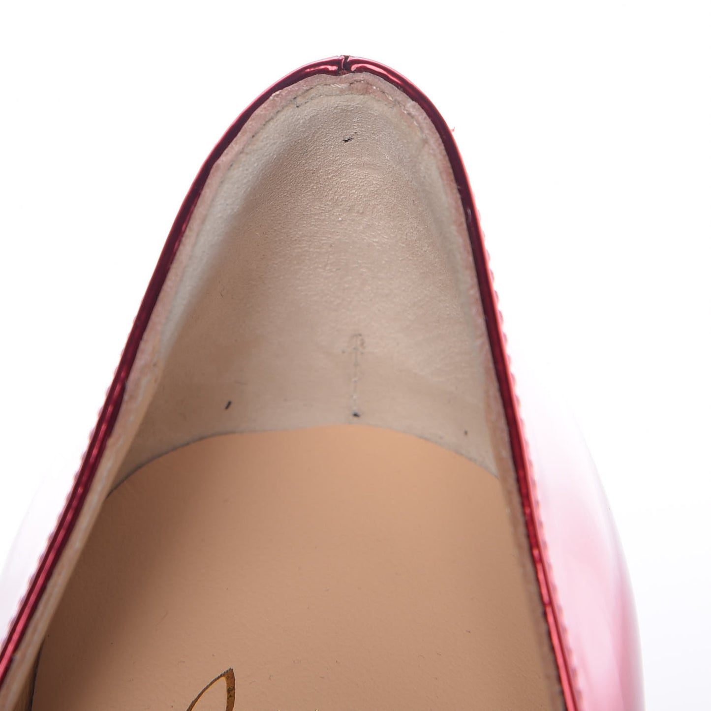 Metallic Patent So Kate 120 Pumps 35.5 Loubi