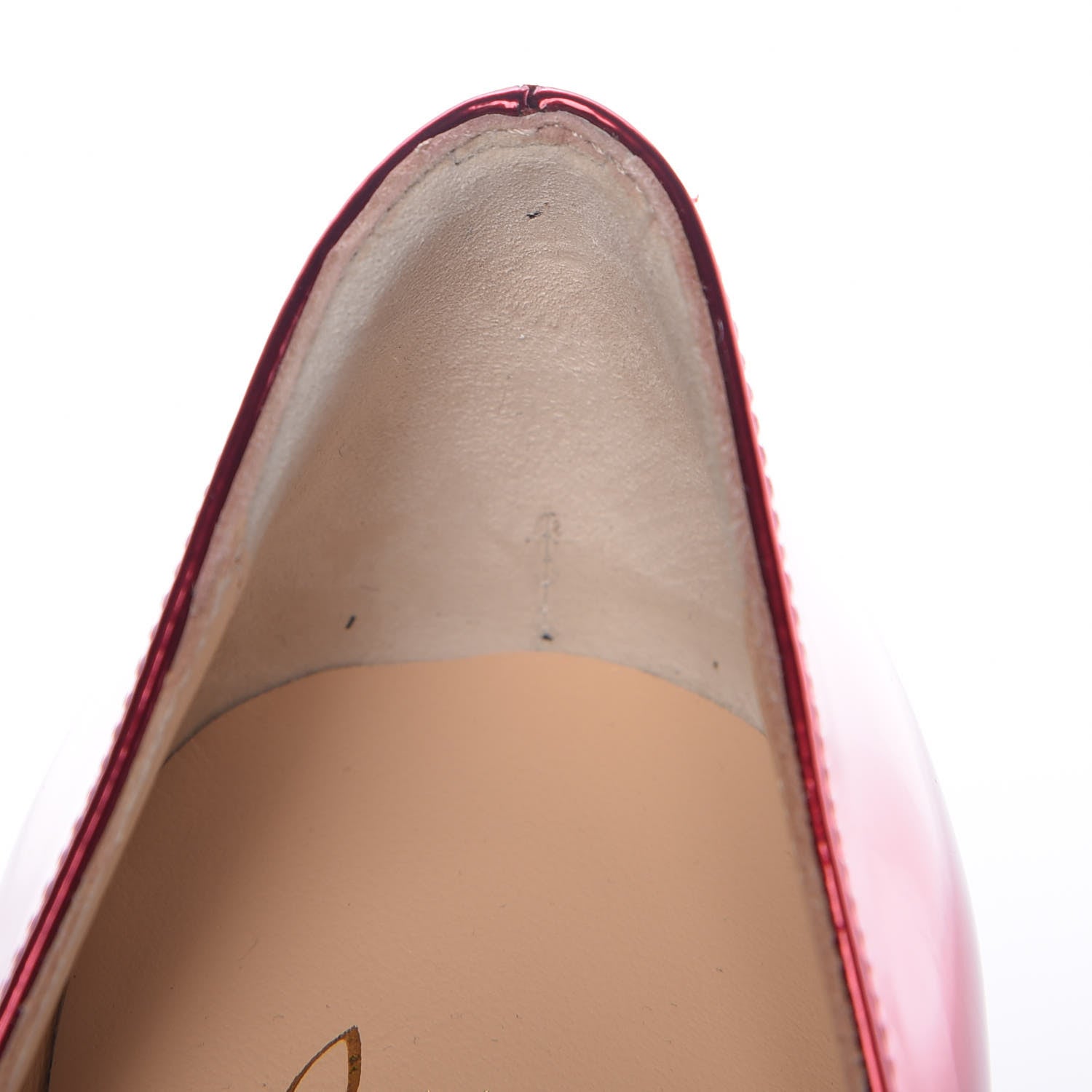 Christian Louboutin Metallic Patent So Kate 120 Pumps 35.5 Loubi 9 of 9