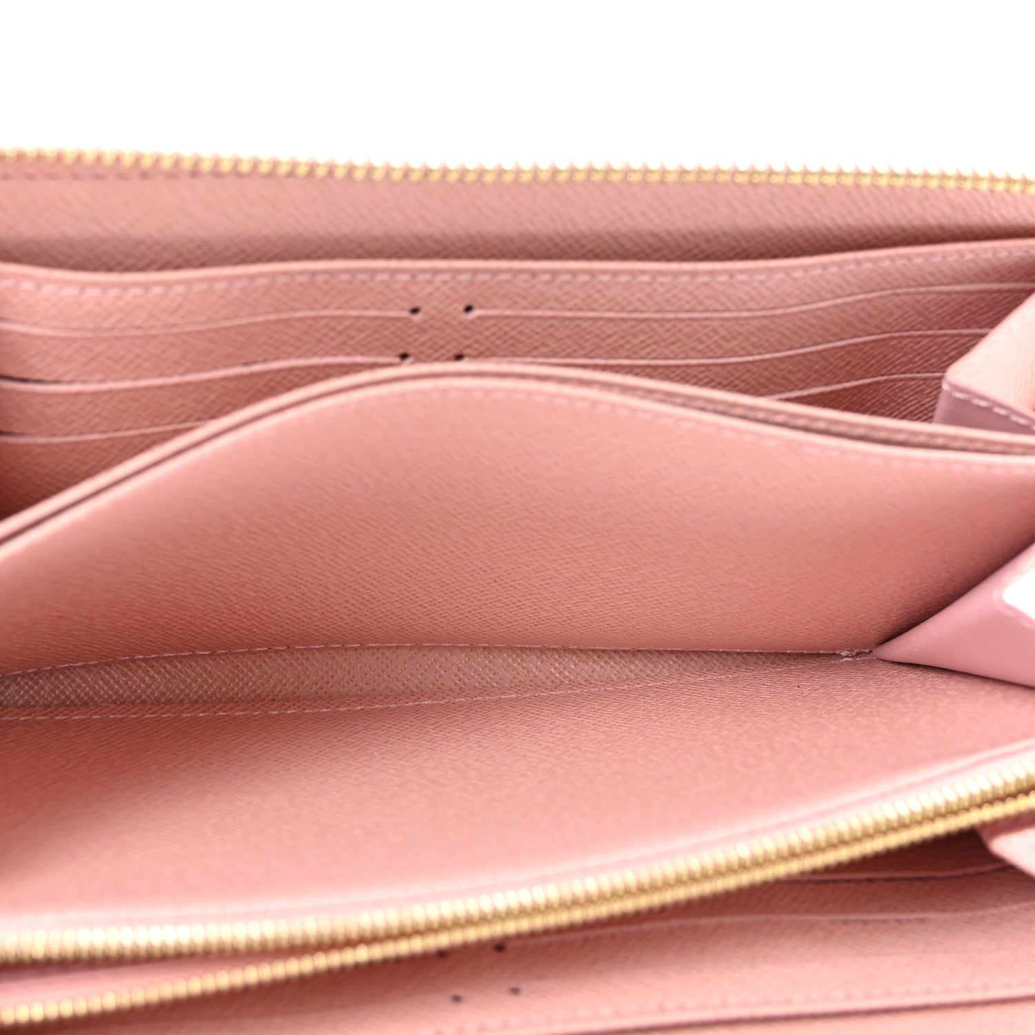 Louis Vuitton Damier Azur Zippy Wallet Rose Ballerine 5 of 11