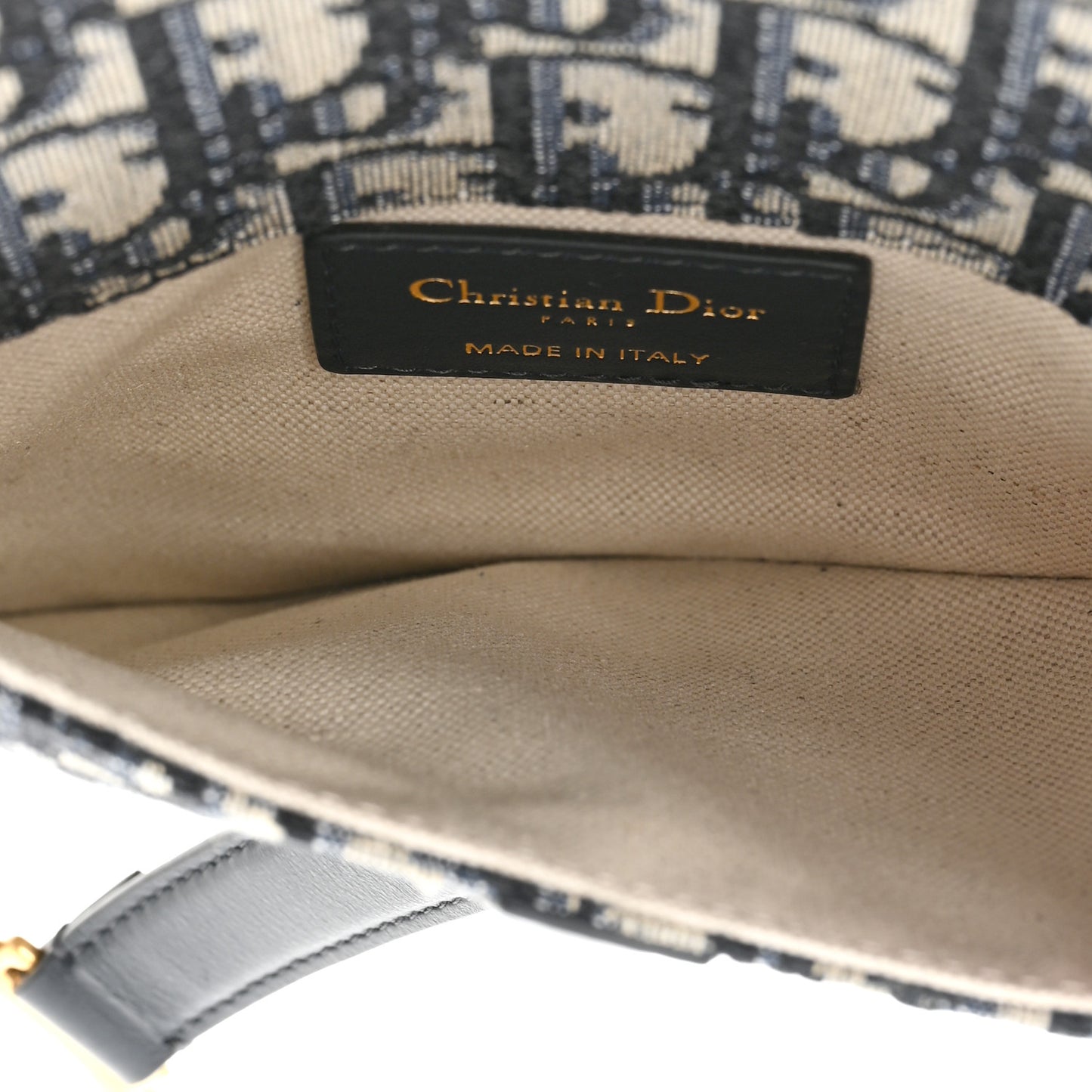 Oblique Saddle Belt Pouch Blue