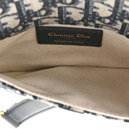 Christian Dior Oblique Saddle Belt Pouch Blue 5 of 8