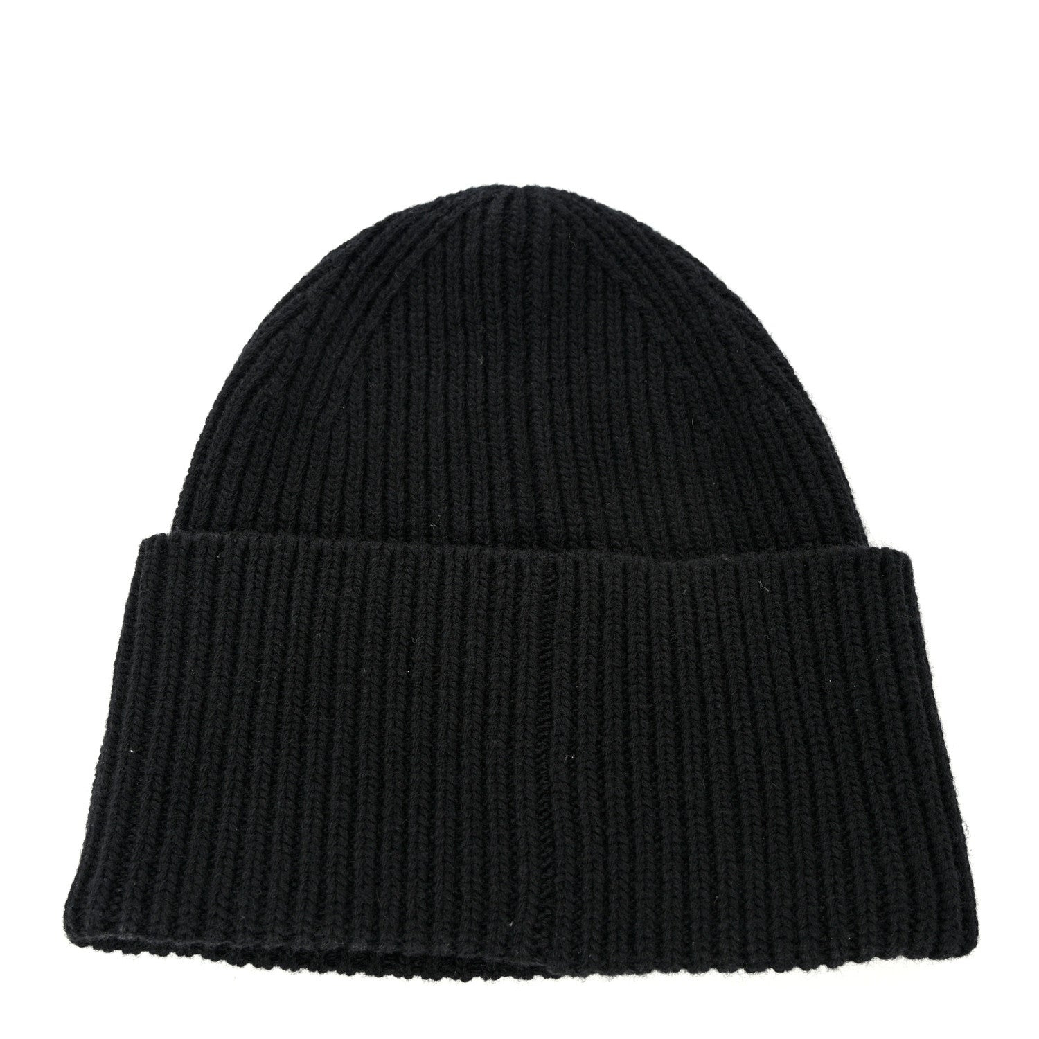Louis Vuitton Wool LV initials Monogram Beanie Hat Black 3 of 7