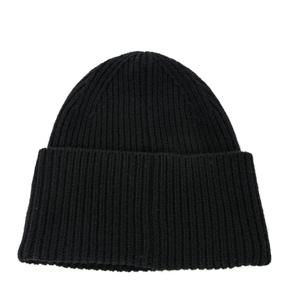 Louis Vuitton Wool LV initials Monogram Beanie Hat Black 3 of 7