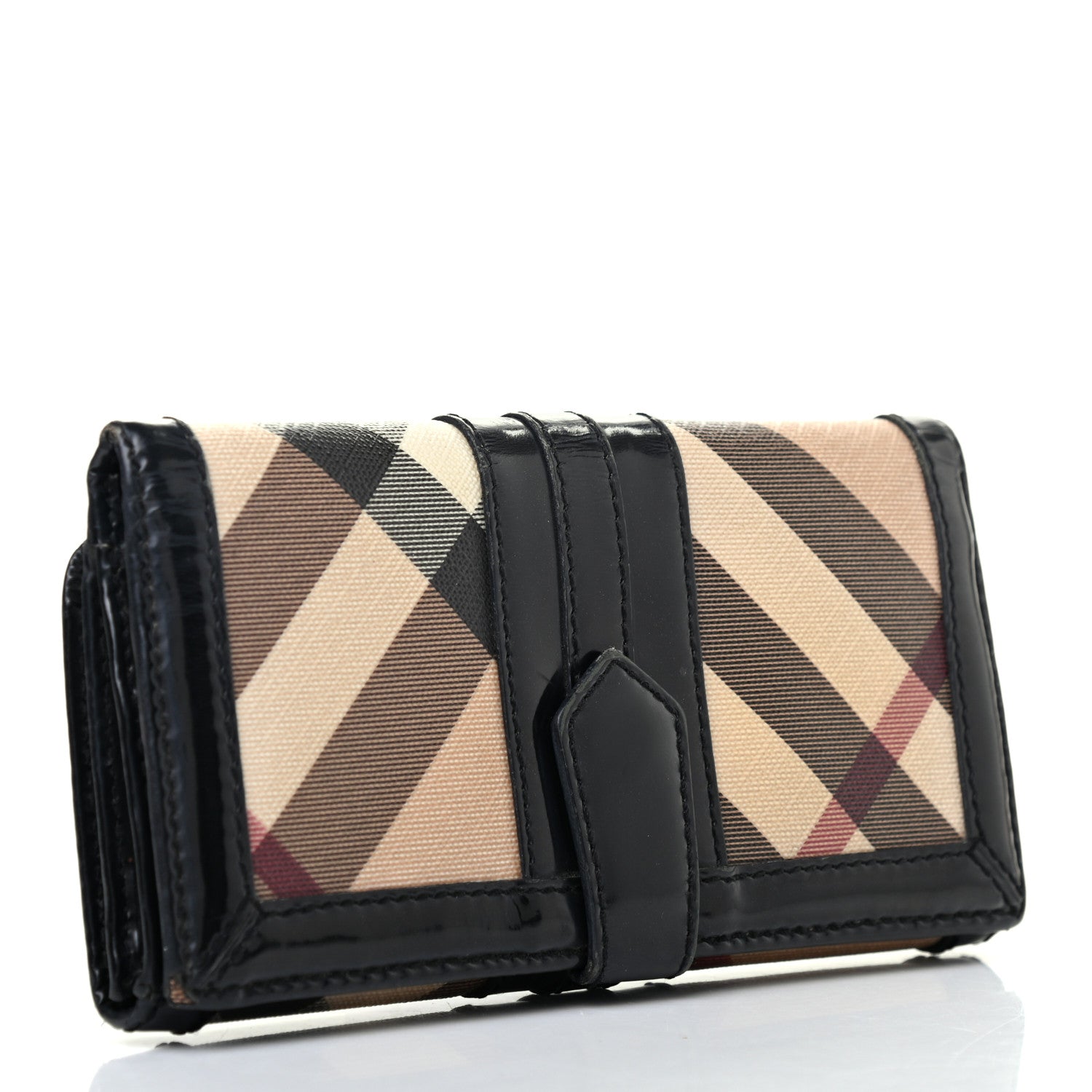 Burberry Nova Check Continental Wallet Black 3 of 12