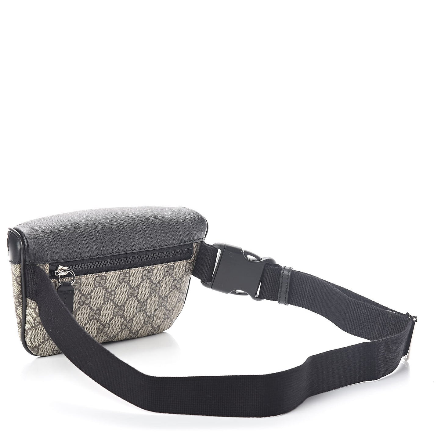 GG Supreme Monogram Belt Bag Black