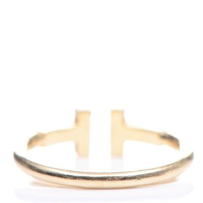 Tiffany 18K Yellow Gold T Wire Ring 49 4.75 3 of 6