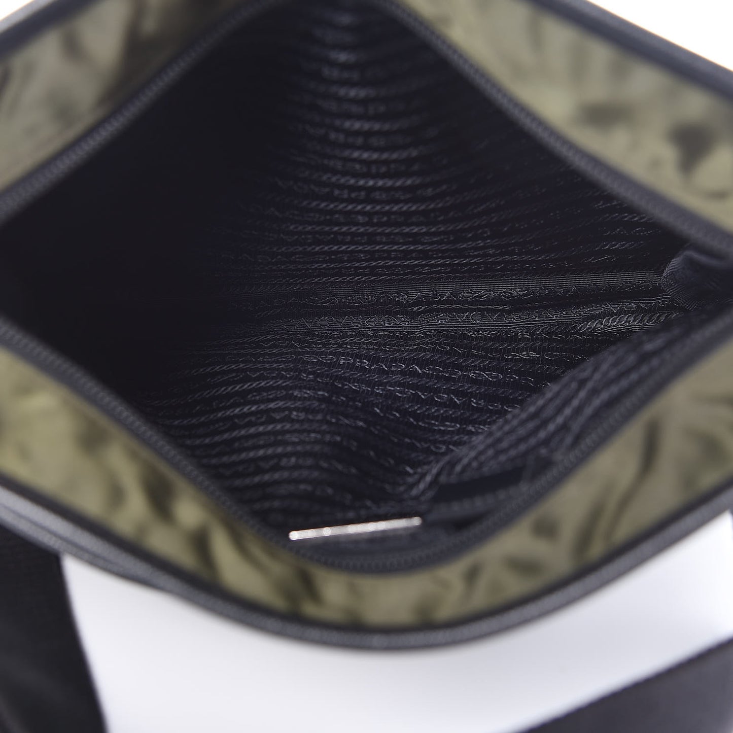 Tessuto Nylon Flat Messenger Bag Militare