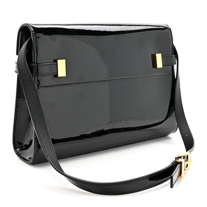 Saint Laurent Patent Small Manhattan Shoulder Bag Black 3 of 11