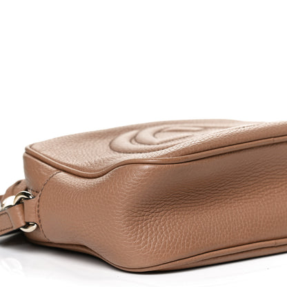 Gucci Pebbled Calfskin Small Soho Disco Bag Camelia 10 of 12