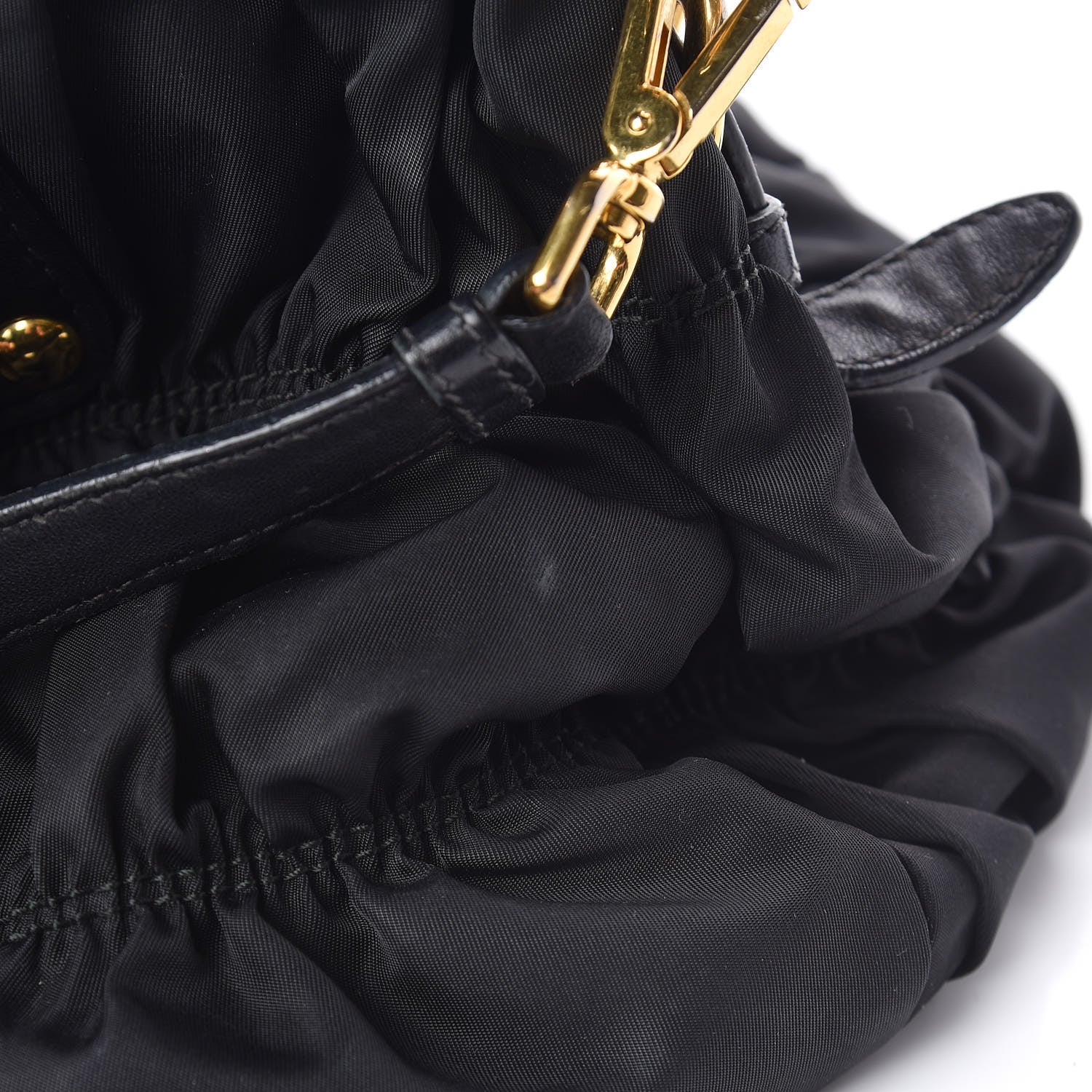 Prada Tessuto Nylon Gaufre Tote Black 9 of 28