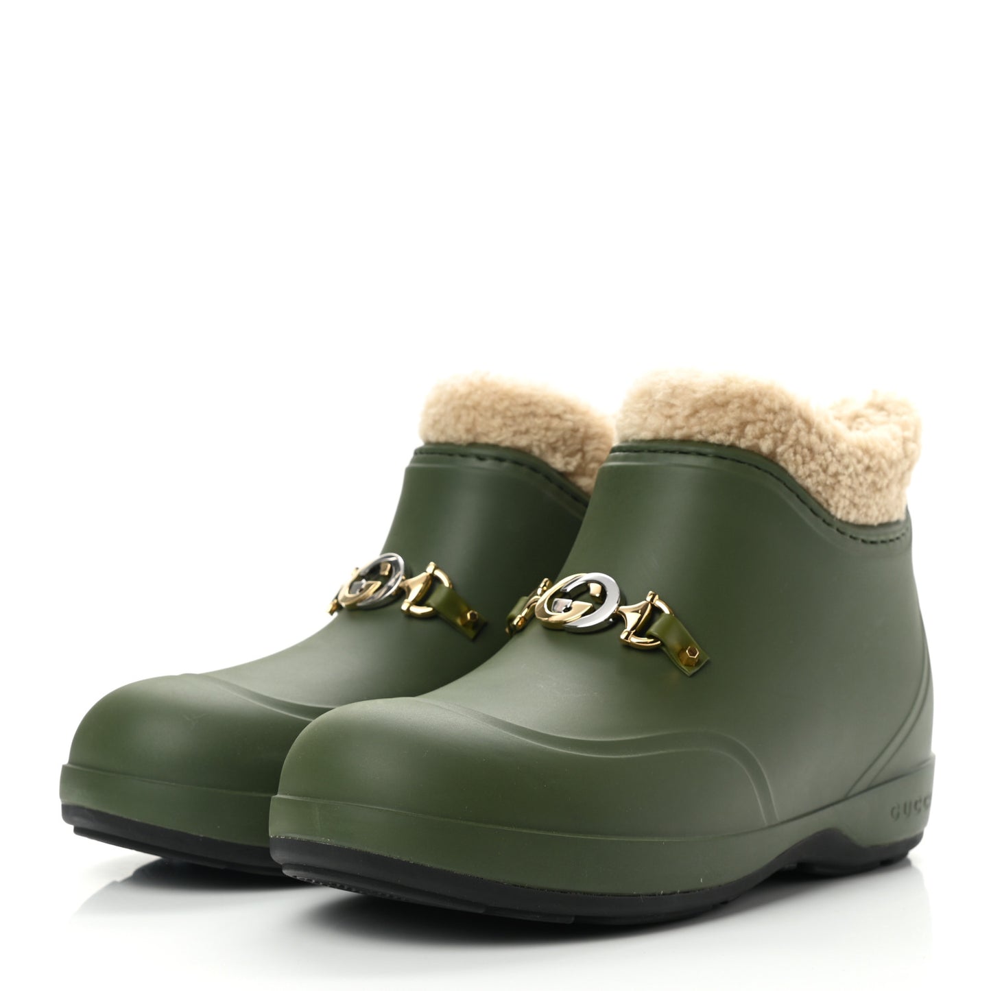 Rubber Wool Womens Crossy Ankle Boots 37 Cedar Green Butterscotch