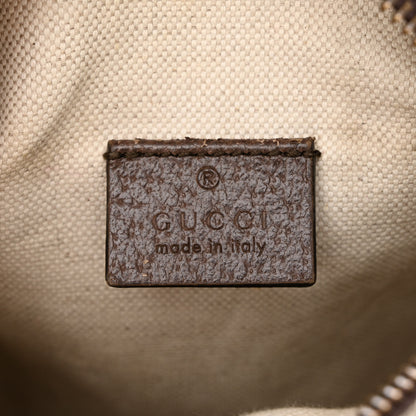 Gucci GG Supreme Monogram Mini Neo Vintage Double Zip Messenger Bag Beige New Acero Crop 7 of 12