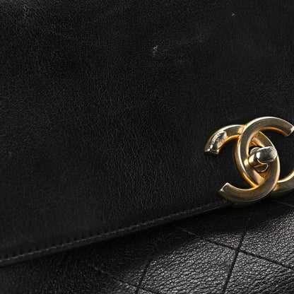 Chanel Lambskin Stitched Coco Luxe Medium Flap Black 12 of 14