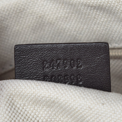 Gucci Monogram Medium Sukey Top Handle Dark Brown 8 of 11