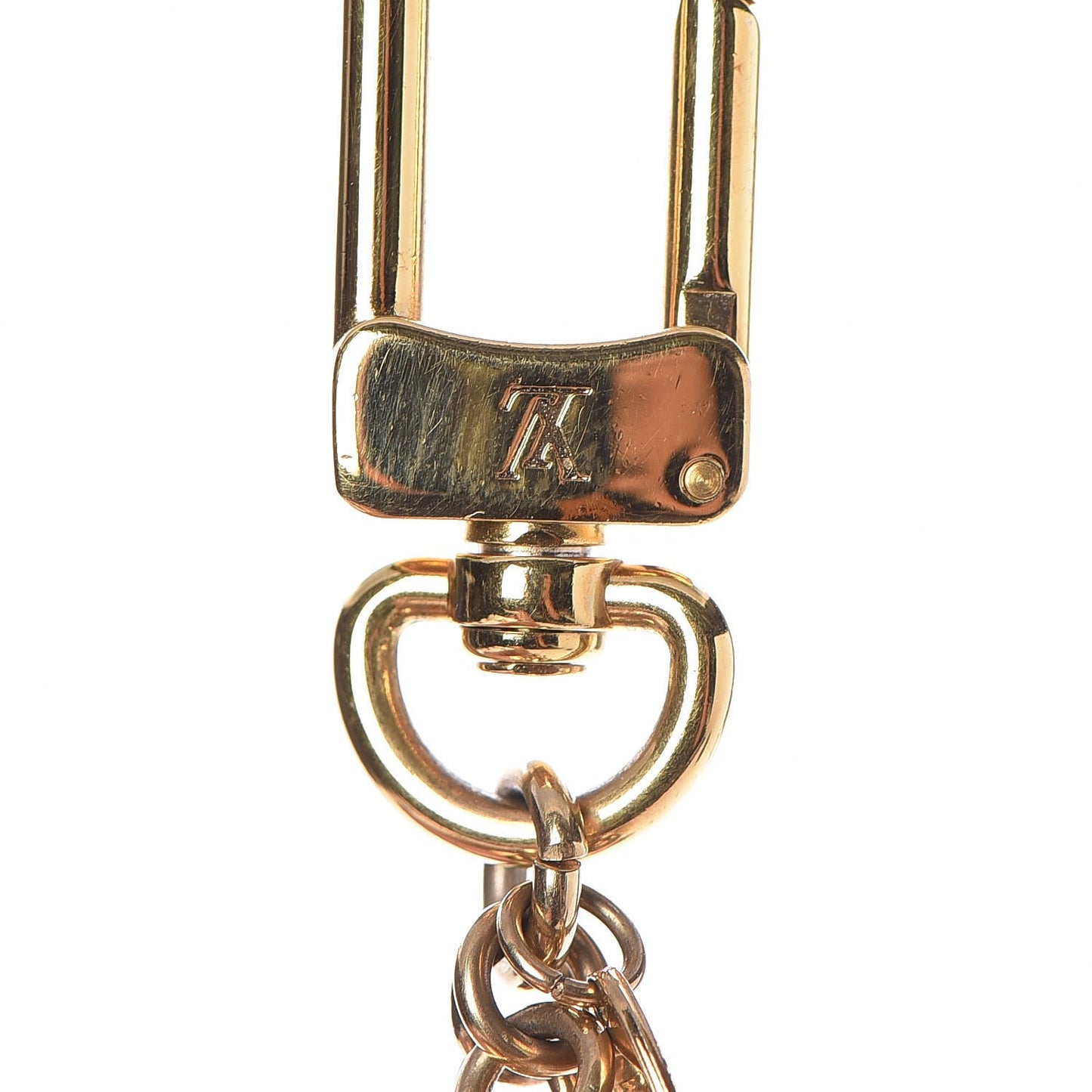 Stripes Flowers Bag Charm
