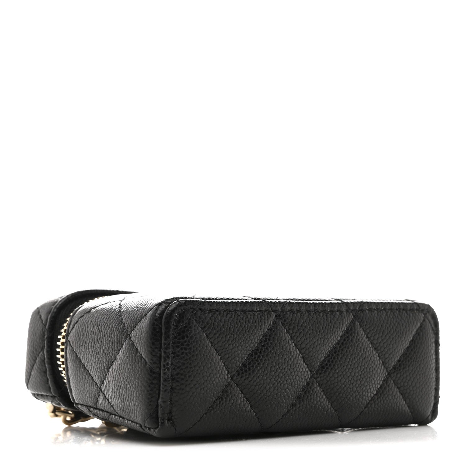 Chanel Caviar Quilted Mini Bag Charm With Chain Black 4 of 8