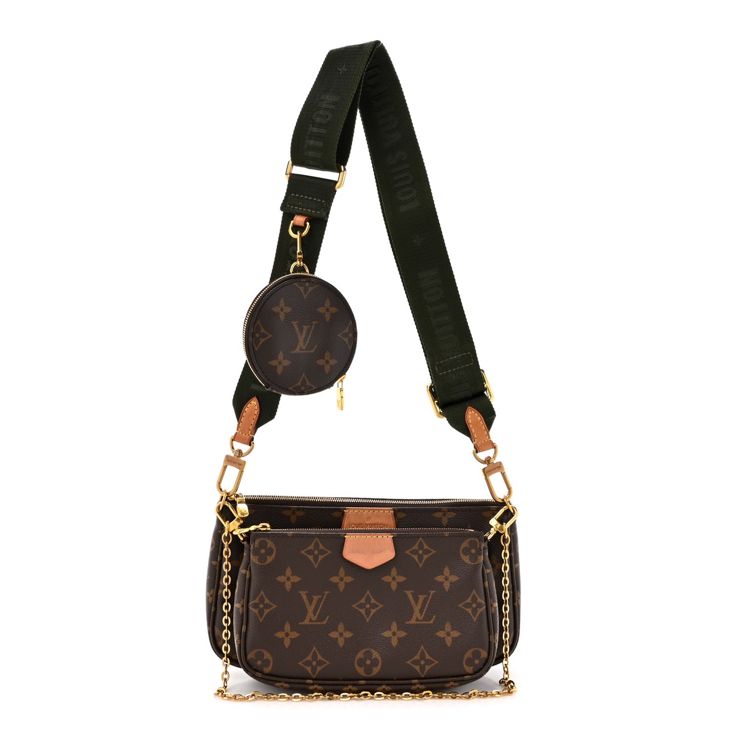 Monogram Multi Pochette Accessories Kaki