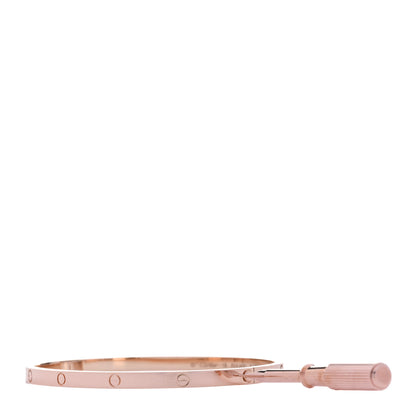 Cartier 18K Pink Gold Small LOVE Bracelet 18 8 of 8