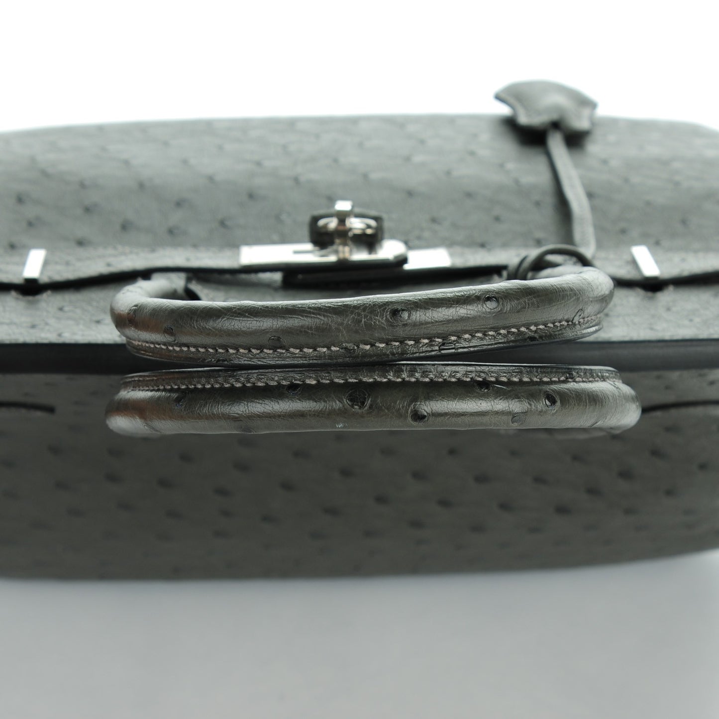 Ostrich Birkin 30 Graphite