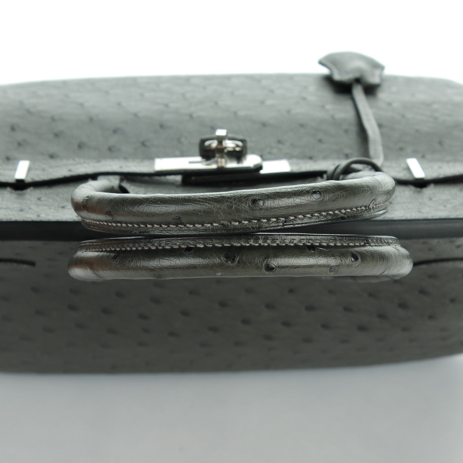 Hermes Ostrich Birkin 30 Graphite 13 of 27