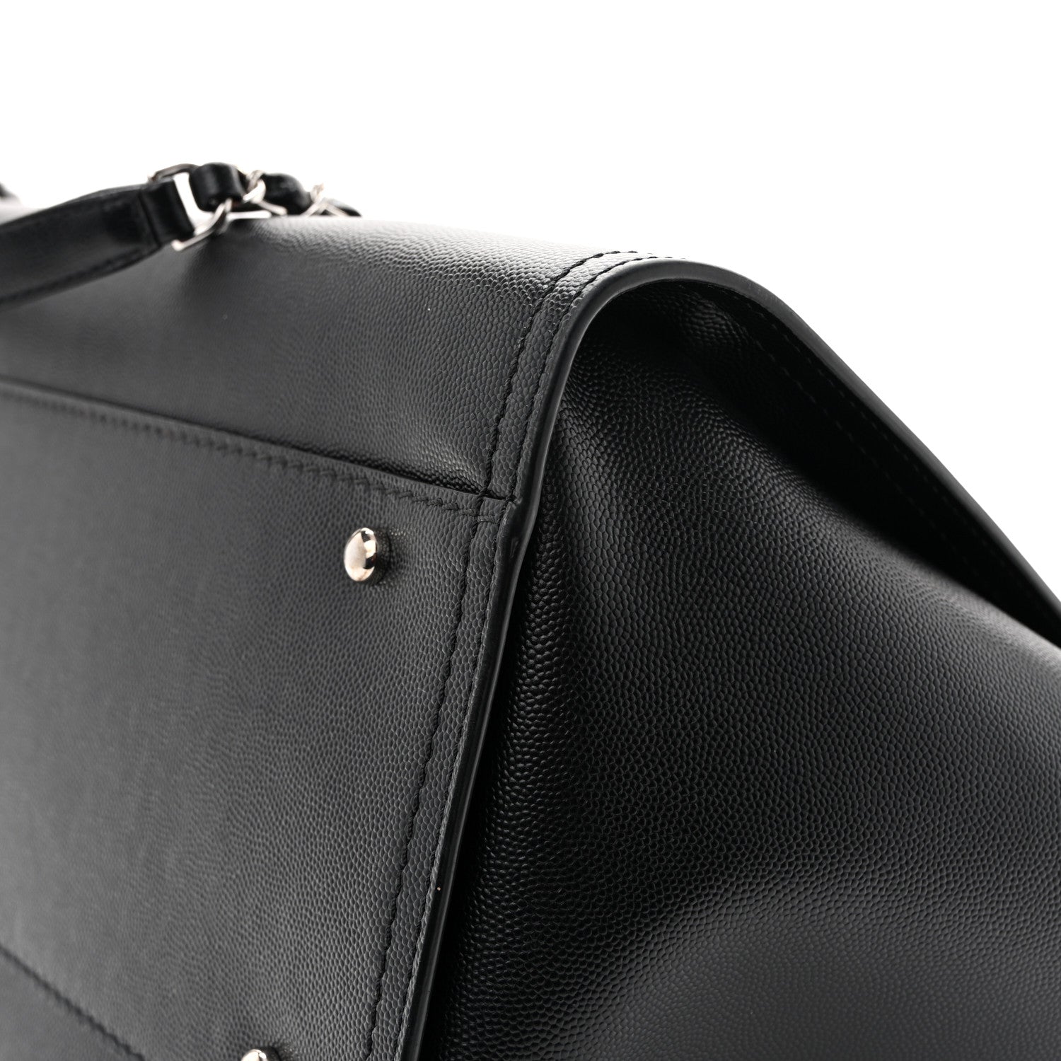 Chanel Caviar Medium Studded Deauville Tote Black 12 of 12