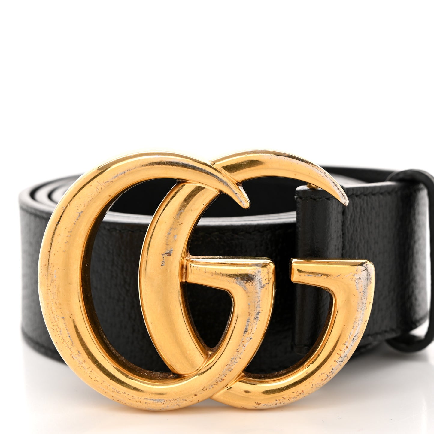 Textured Calfskin Double G 40mm Belt 95 38 Black