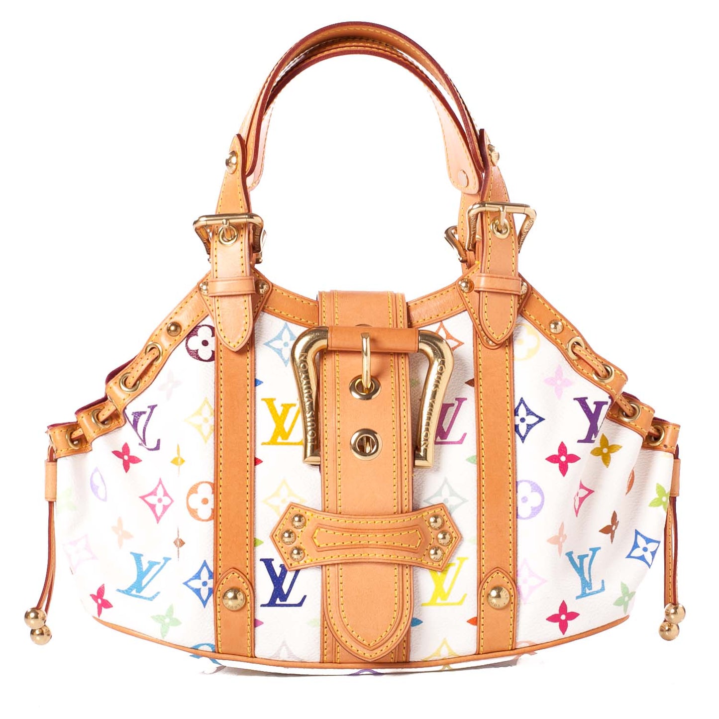 Monogram Multicolor Theda GM White