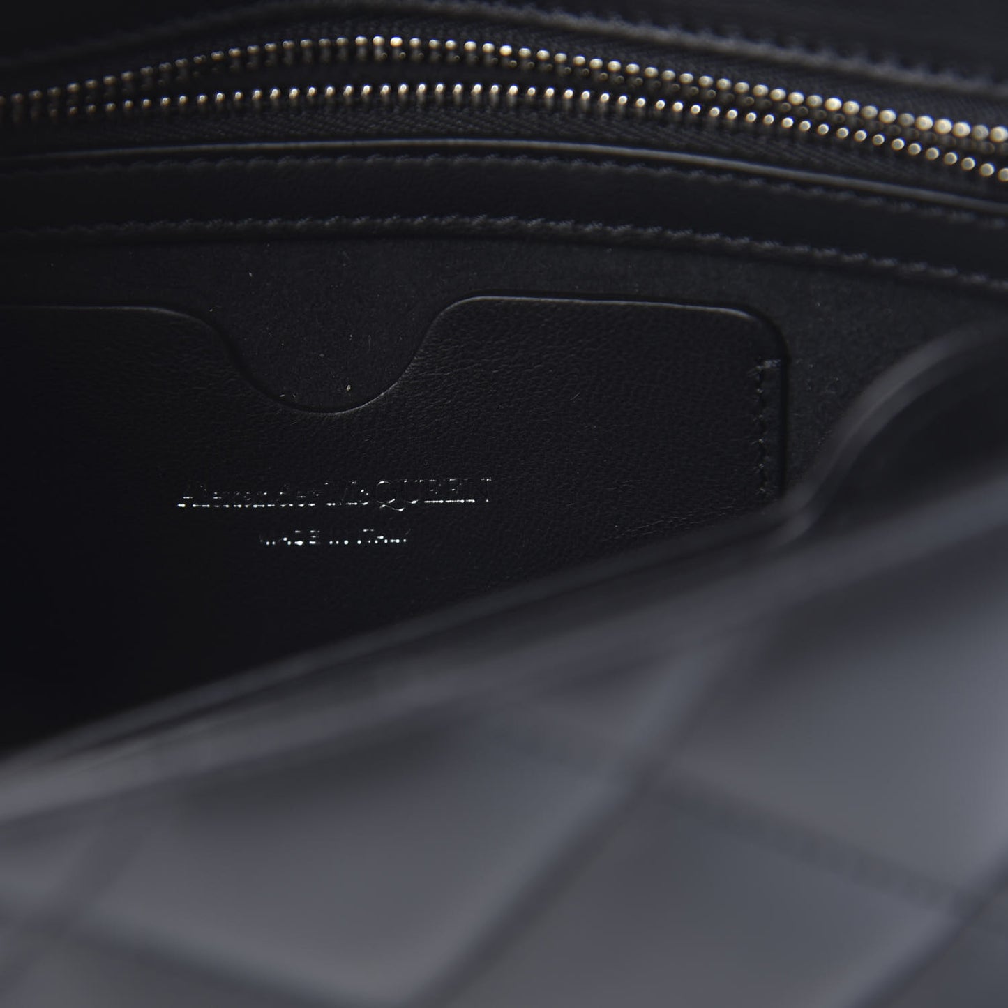 Lambskin Quilted Knuckle Shoulder Bag Black