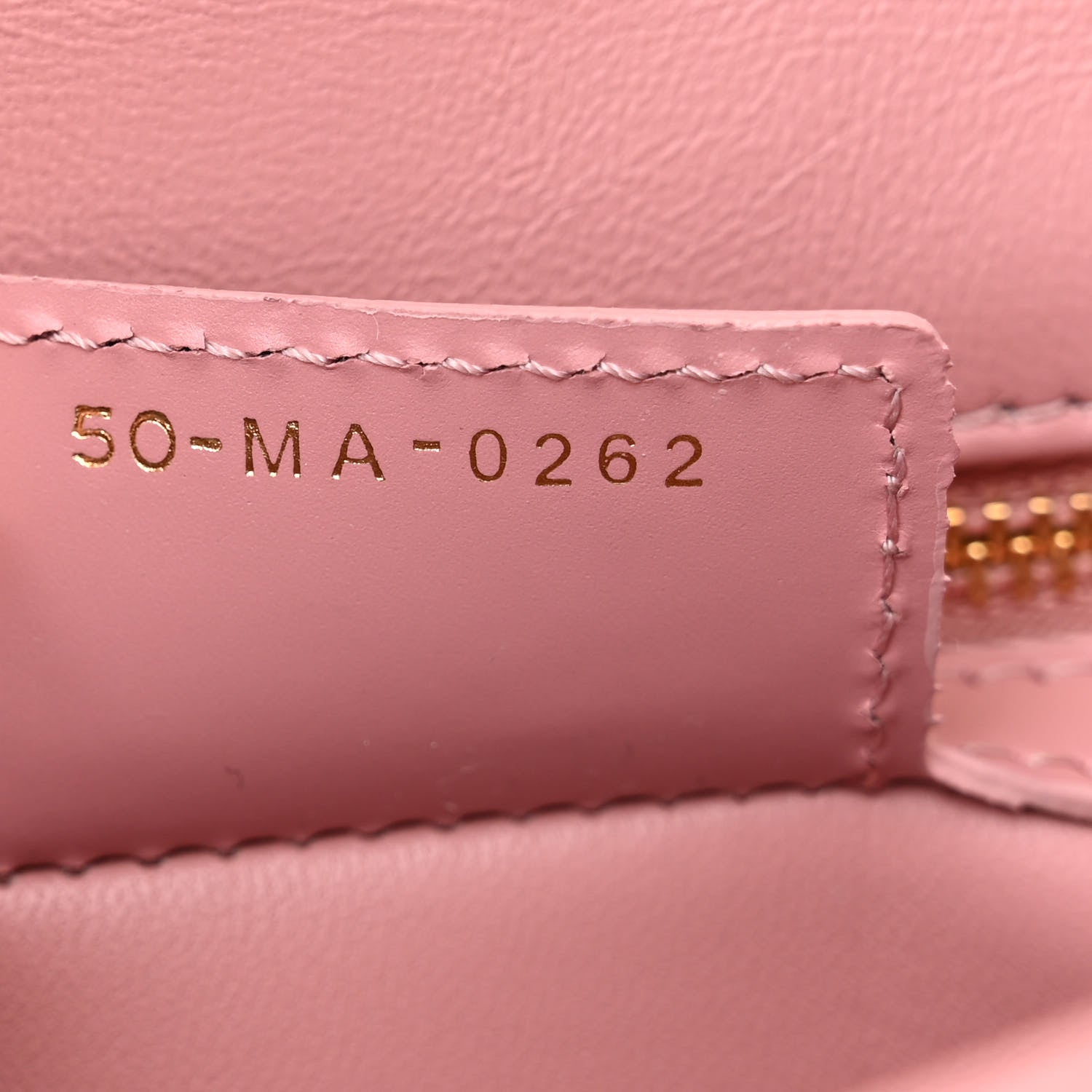 Christian Dior Lambskin Macrocannage Small Dior Caro Bag Pink 7 of 10