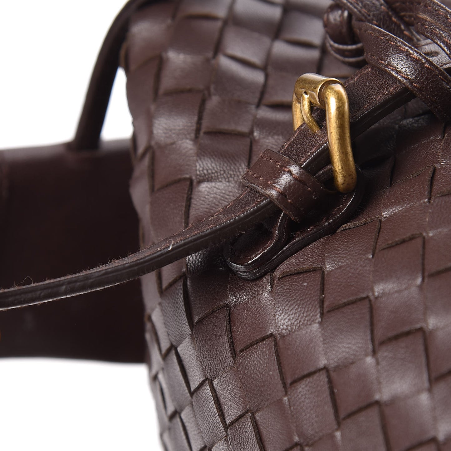 Nappa Intrecciato Montaigne Bag Ebano