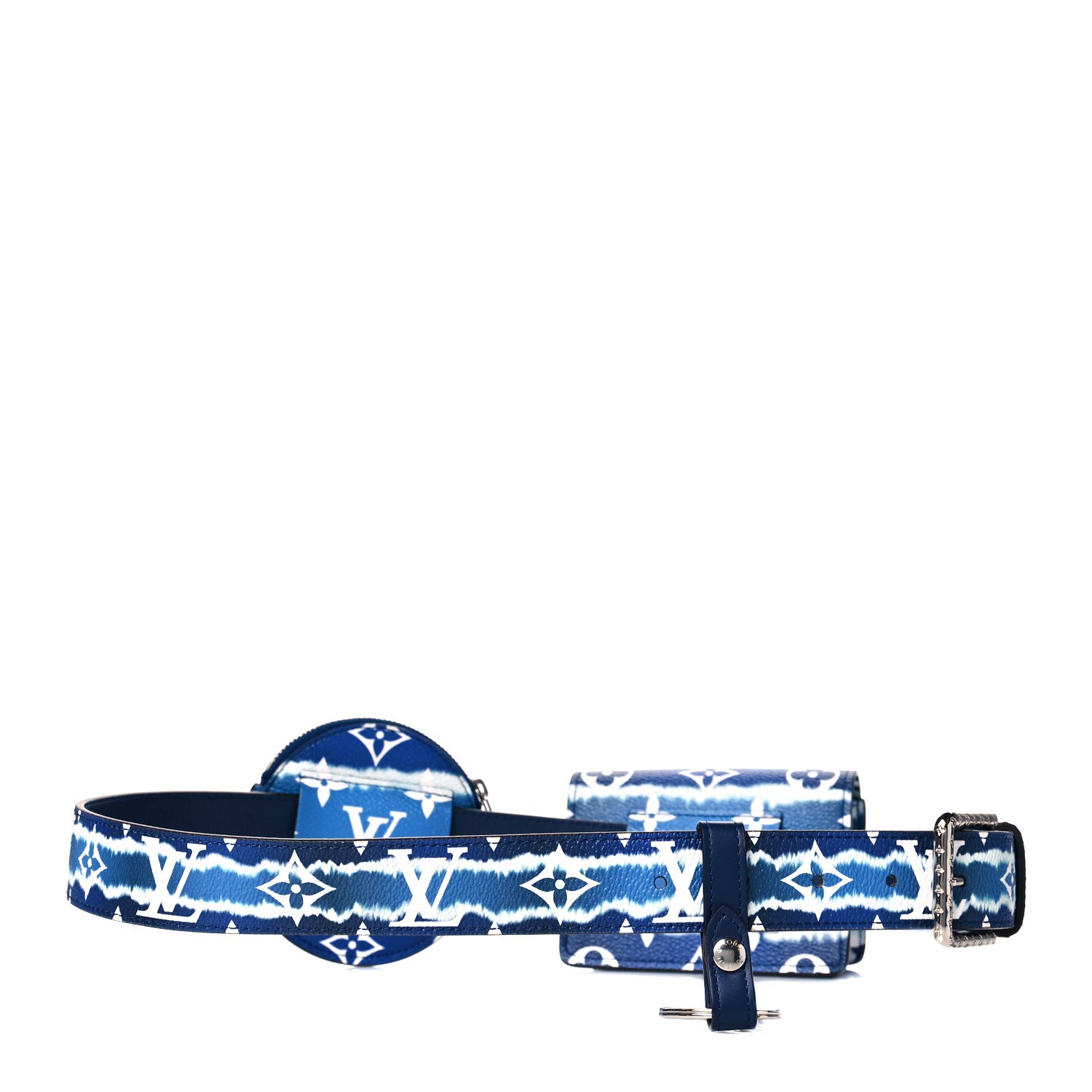 Louis Vuitton Monogram Escale 30mm Daily Multi Pocket Belt 80 32 2 of 8