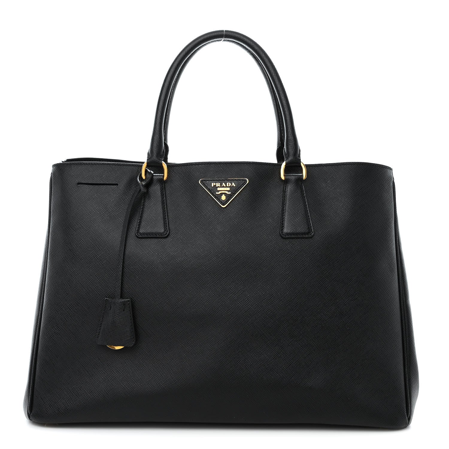 Prada Saffiano Lux Large Tote Black 1 of 10