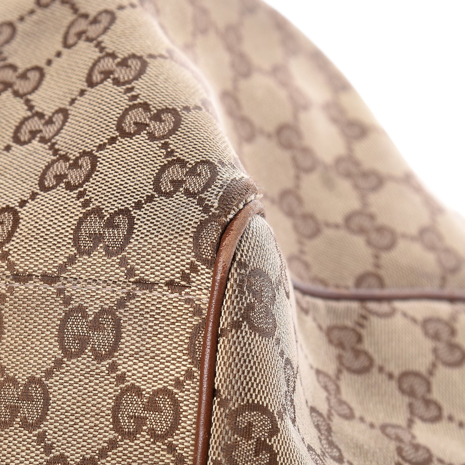 Gucci Monogram Large Sukey Tote Brown 25 of 27