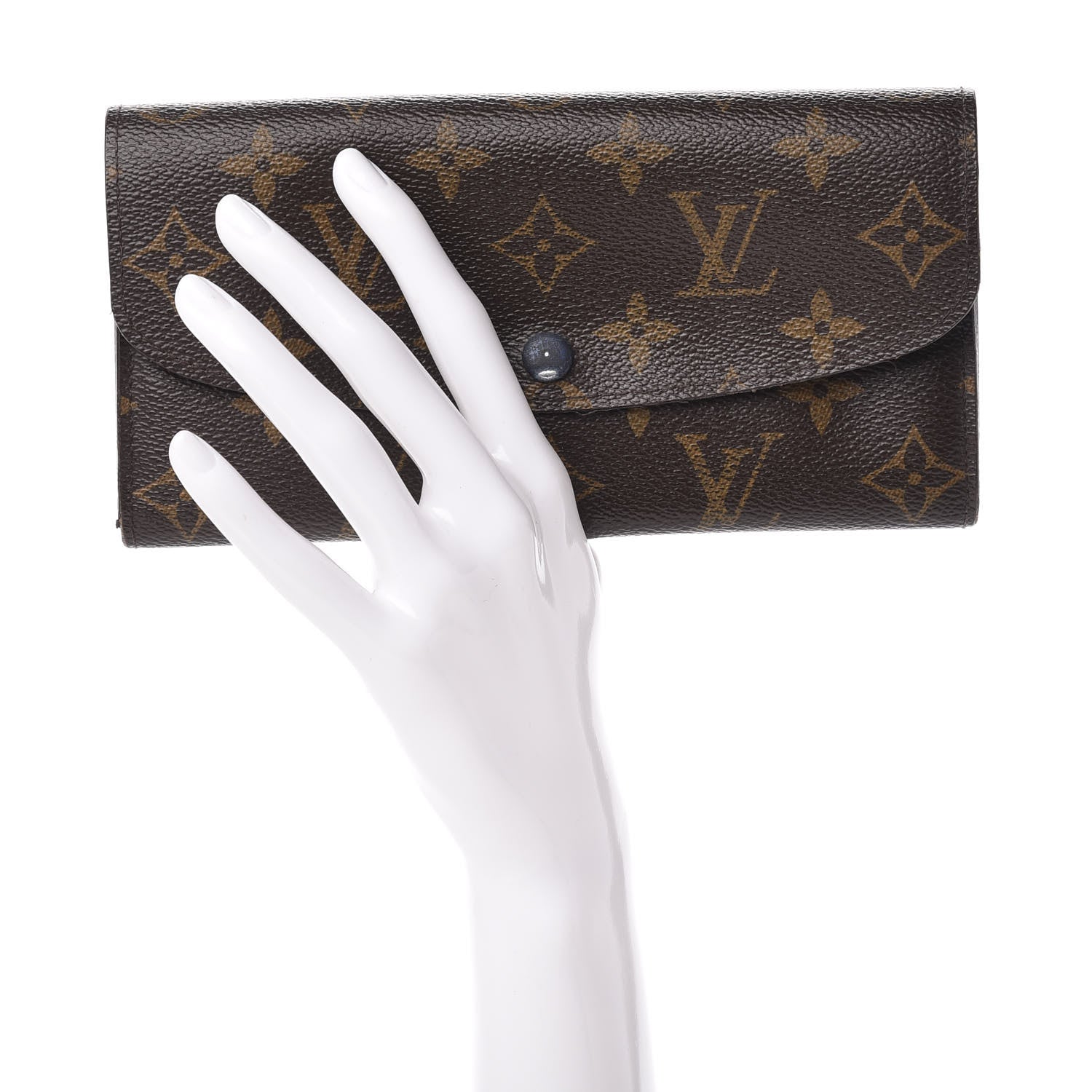 Louis Vuitton Monogram Emilie Wallet Blue 2 of 10