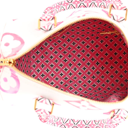 Louis Vuitton Monogram Giant By The Pool 2.0 Speedy Bandouliere 25 Rose 5 of 10