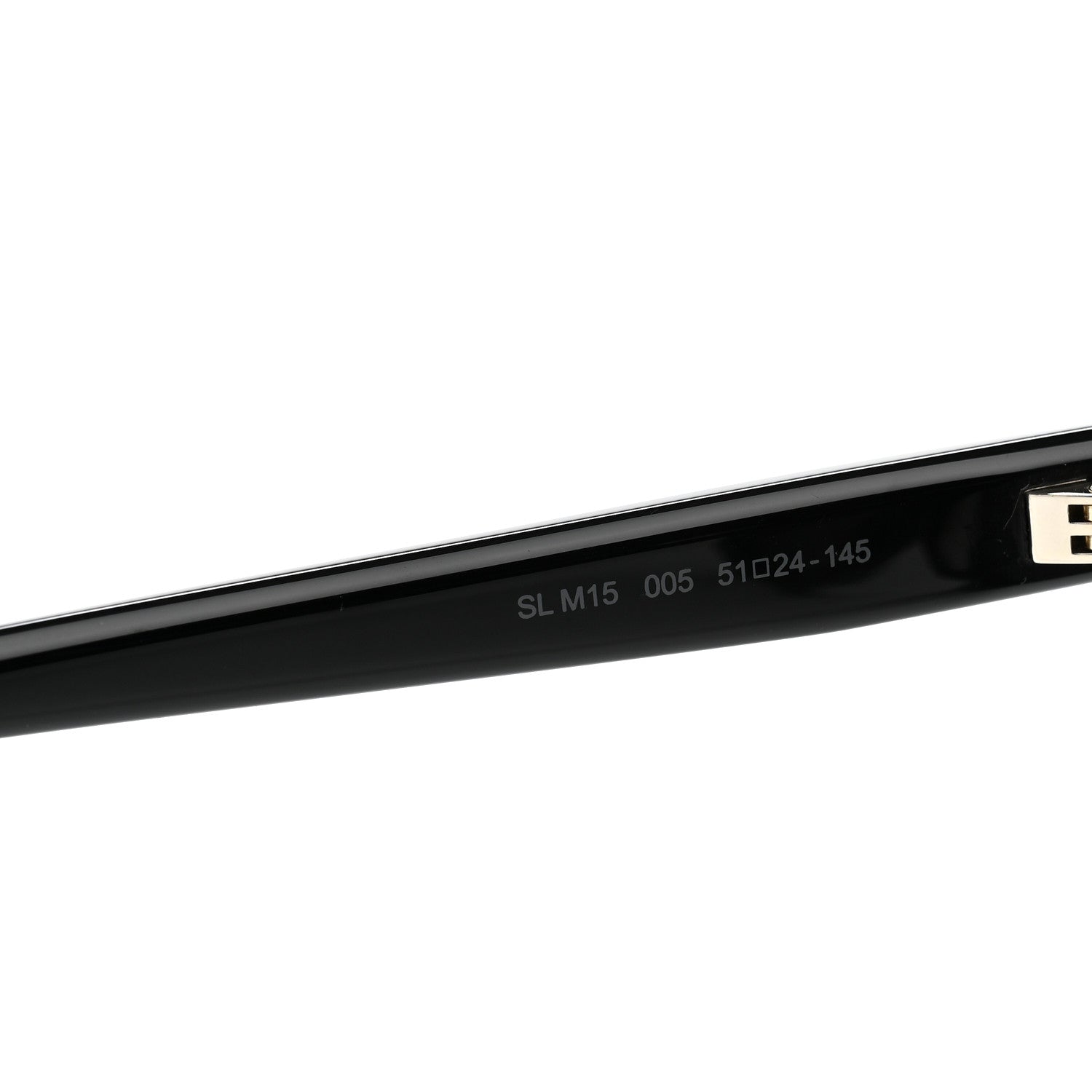 Saint Laurent Acetate Round Sunglasses SLM15 Black 7 of 8