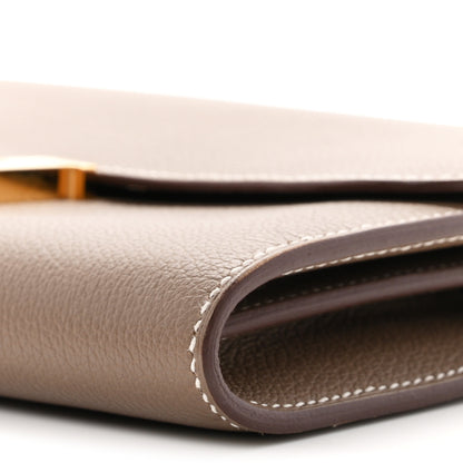 Hermes Evercolor Constance Wallet To Go Etoupe 10 of 11