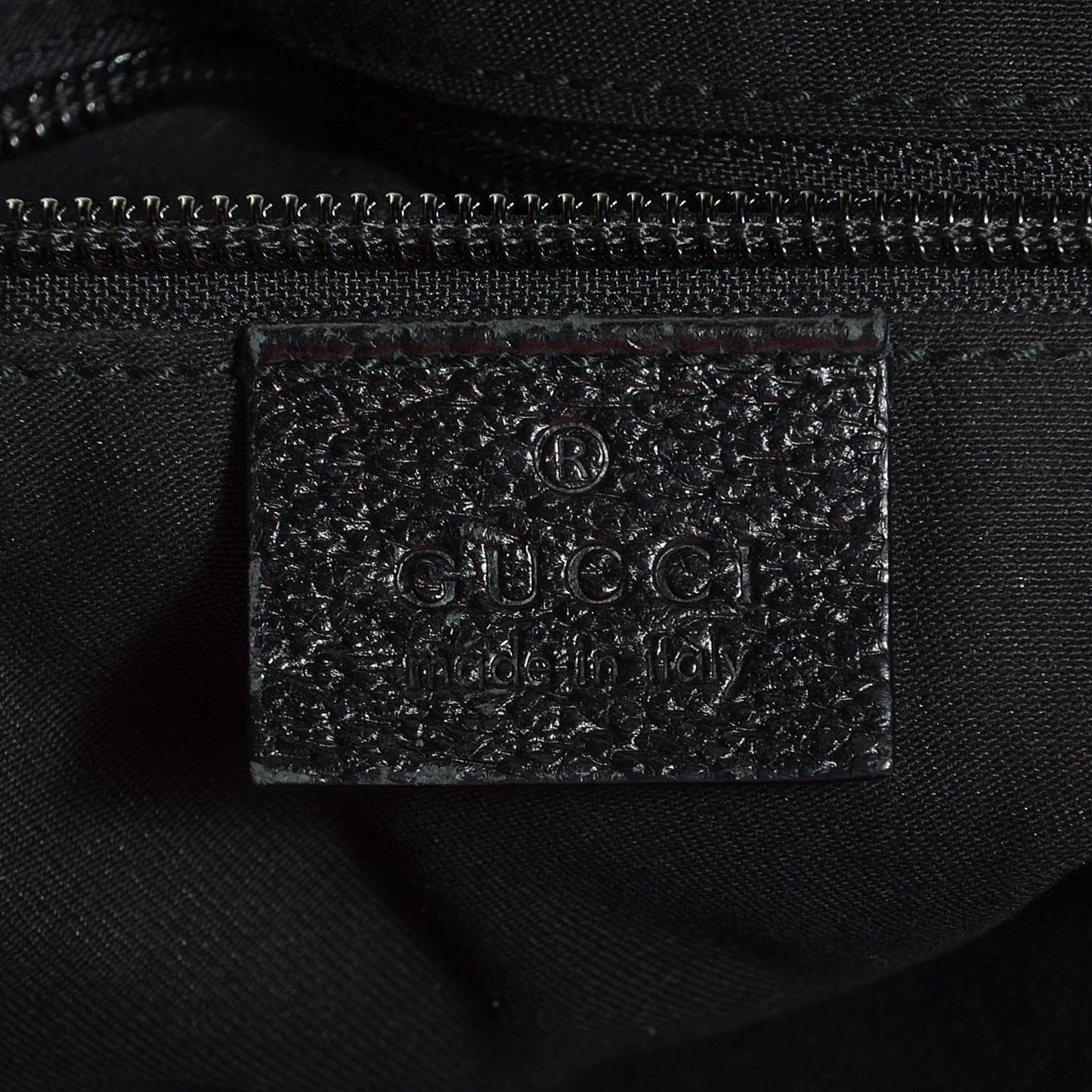 Monogram Web Medium Half Moon Hobo Black